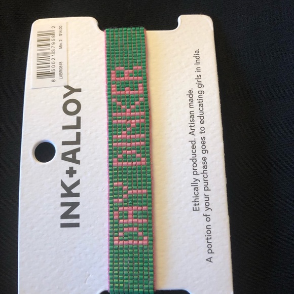 Ink + Alloy Jewelry - INK+ALLOY Green and Pink Beaded Bracelet